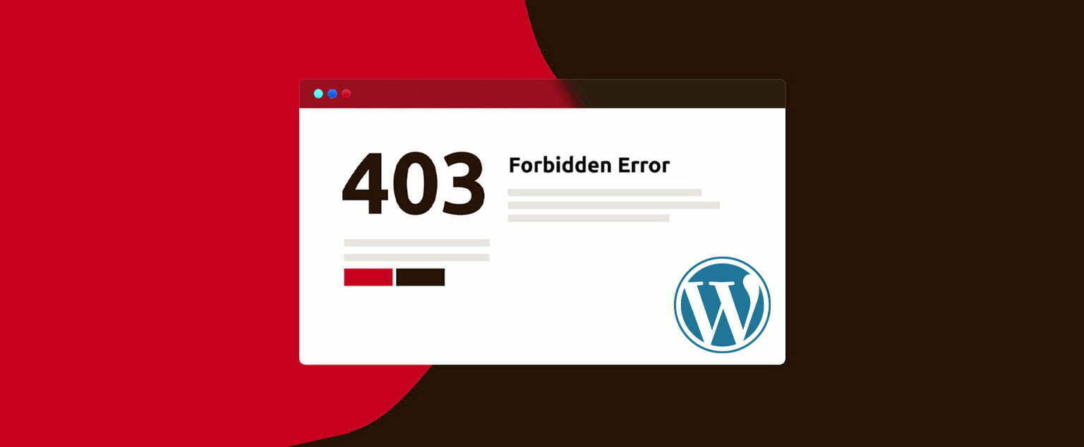 How to fix 403 forbidden error in WordPress